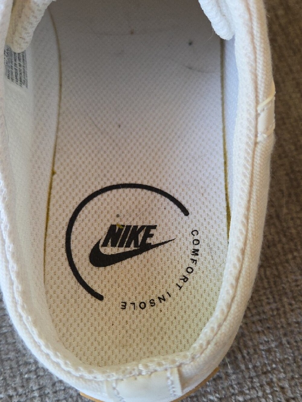 Nike White Canvas Mule Sneakers - Picture 4 of 8